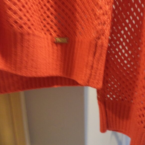 St. John Zip Hooded Jacket with Tank~Red See-thru, Long sleeves, Full Zip Size:M - Picture 4 of 15